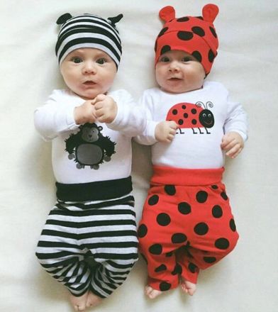 Ladybug Monkey Outfit with Hat