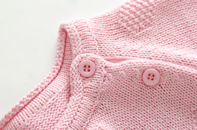 Knitted Heart Skirt Romper (2 Colors)