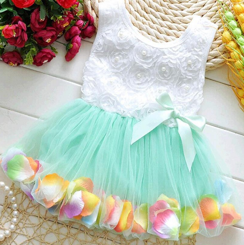 Tutu Dresses with Bow (Multiple Colors)