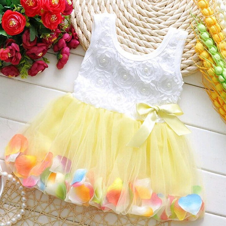 Tutu Dresses with Bow (Multiple Colors)