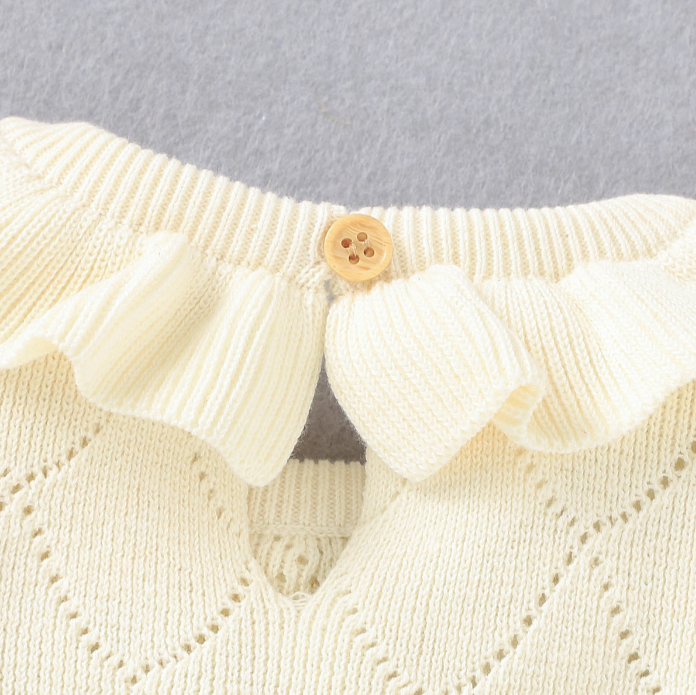 Angel Ruffles Knitted Dress