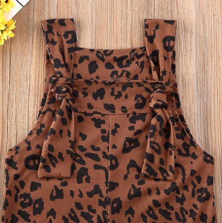 Leopard Overalls Dress