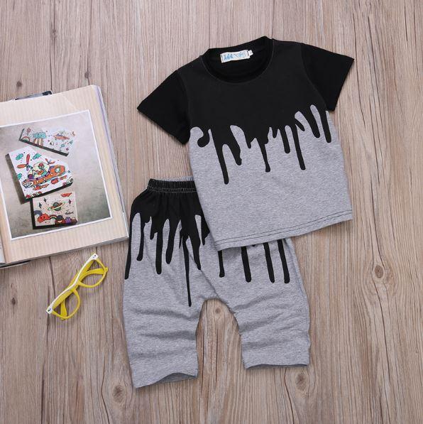 Paint Drip Outfit Set