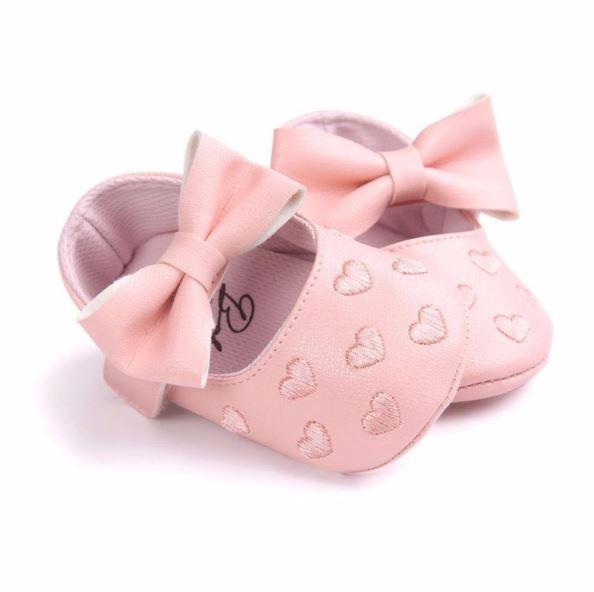 Love Heart Bow Shoes