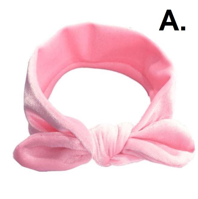 Velvet Bow Headband (Multiple Colors)