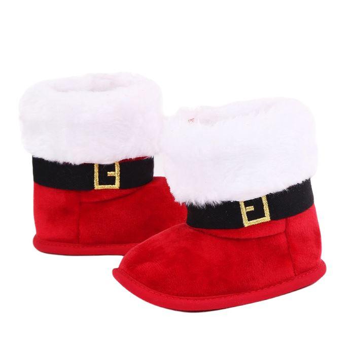 Slip On Christmas Booties