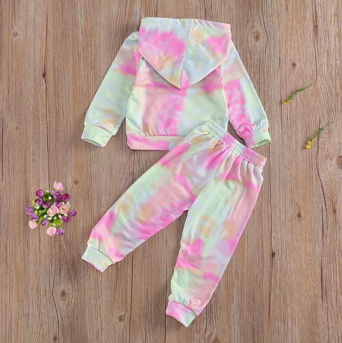 Tie Dye Hoodie and Pants Set