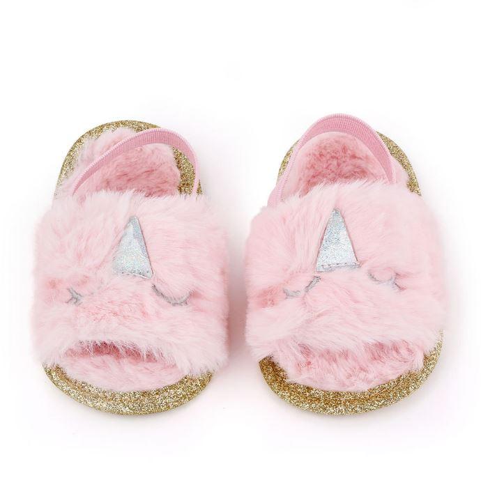 Fuzzy Fur Sandals