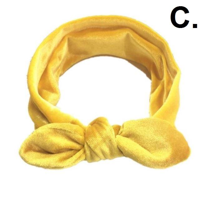 Velvet Bow Headband (Multiple Colors)