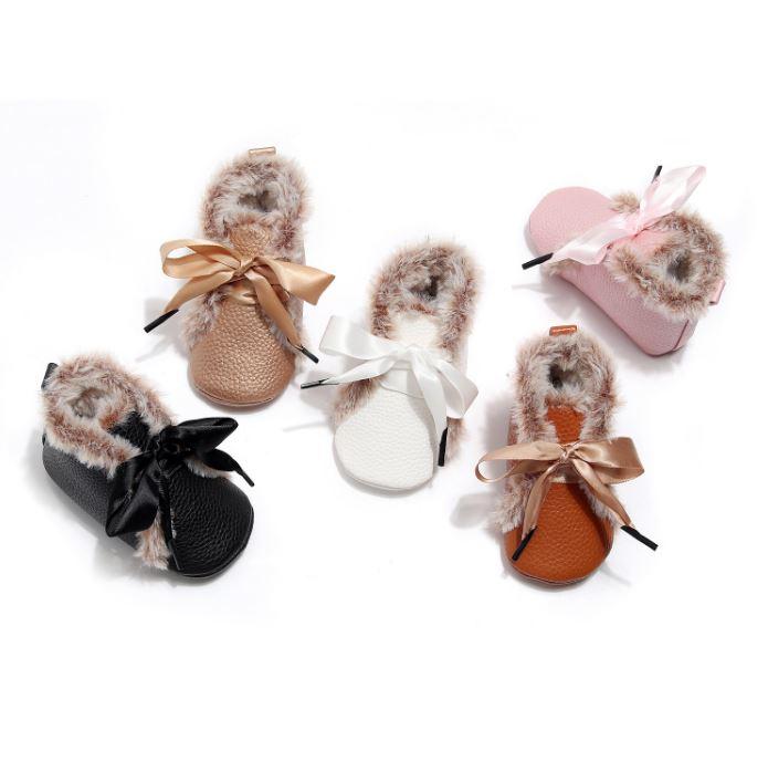 Plush Fur Booties (Multiple Colors)