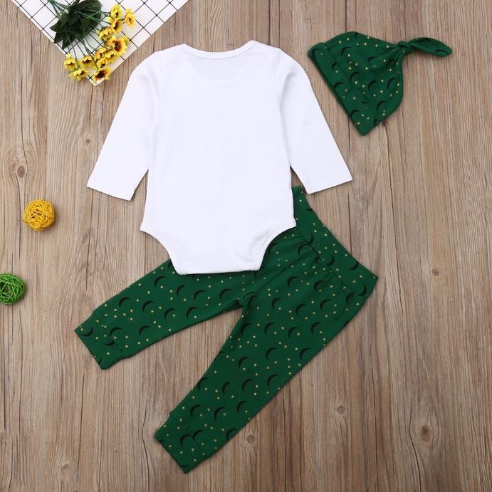 Dreamer Onesie With Moon Pants & Hat