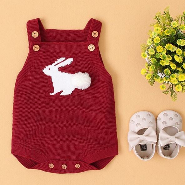 Knitted Bunny Rabbit Onesie