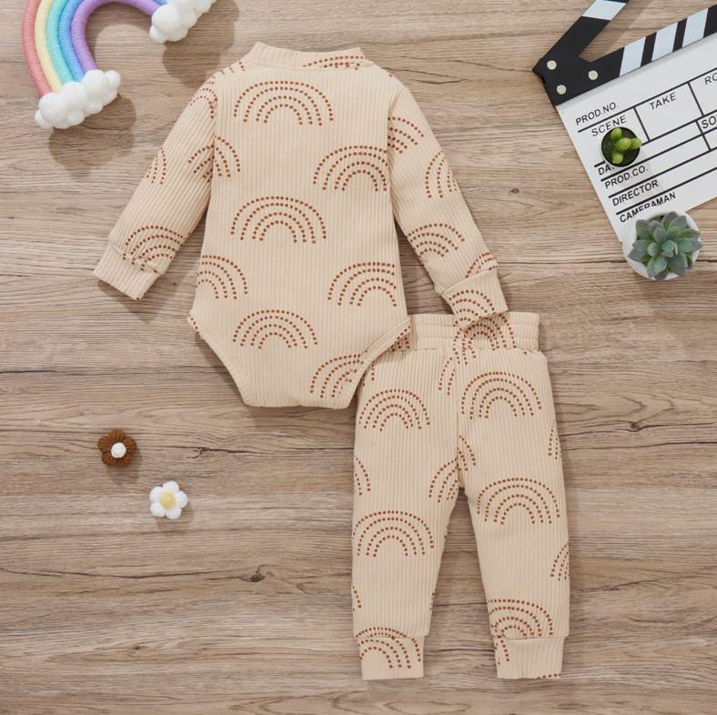 Rainbow Onesie with Matching Pants