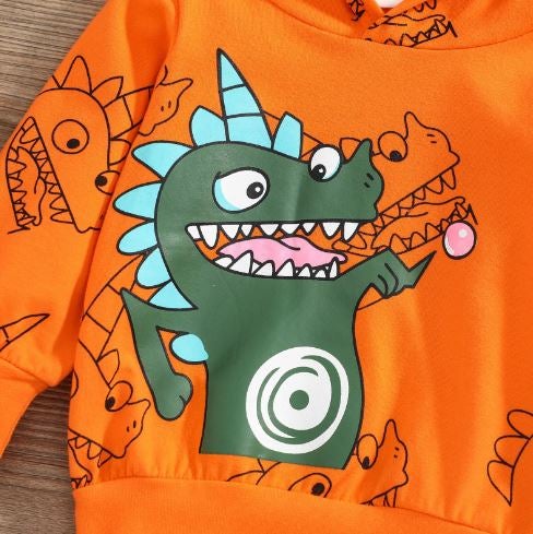 Dinosaur Hoodie Jogger Set