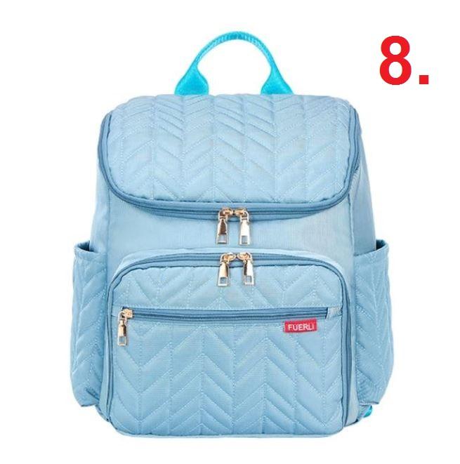 Cross Stitch Diaper Bag Backpack (8 Colors)