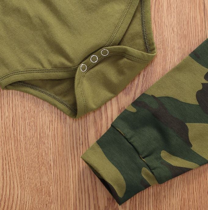 Mama's Boy or Girl Camouflage Outfit