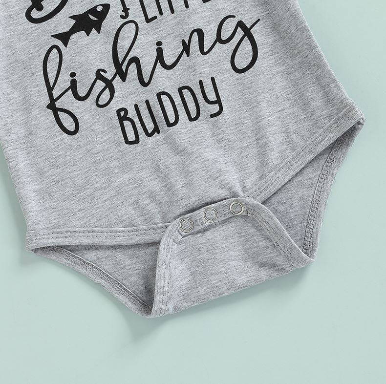 Dad's Little Fishing Buddy Outfit (2 Colors)