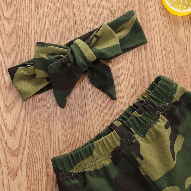 Mama's Boy or Girl Camouflage Outfit