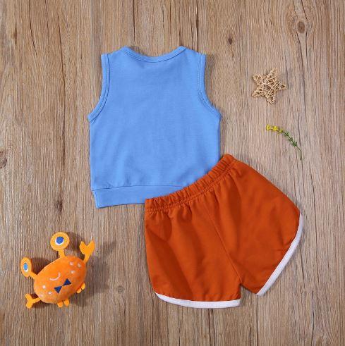 Sailboat Tank Top and Shorts Set