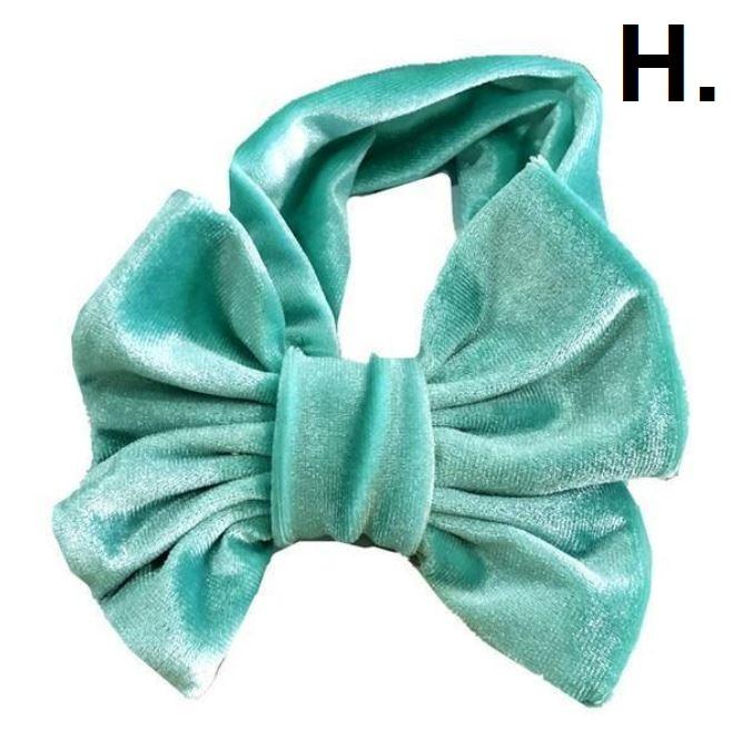 Velvet Bow Headband (Multiple Colors)