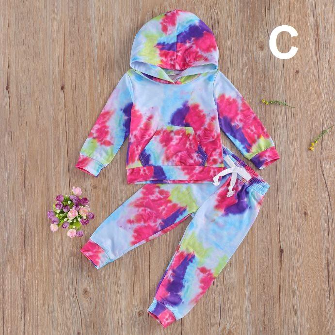 Tie Dye Hoodie and Pants Set