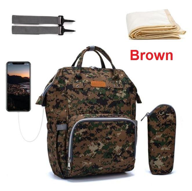 Camouflage Series Diaper Bag Backpack