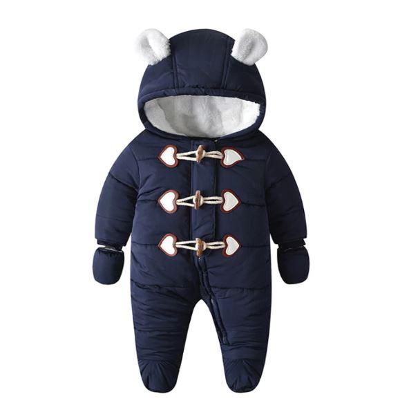 Animal Ear Winter Jumpsuit Jacket