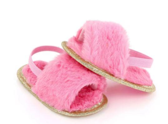 Fuzzy Fur Sandals