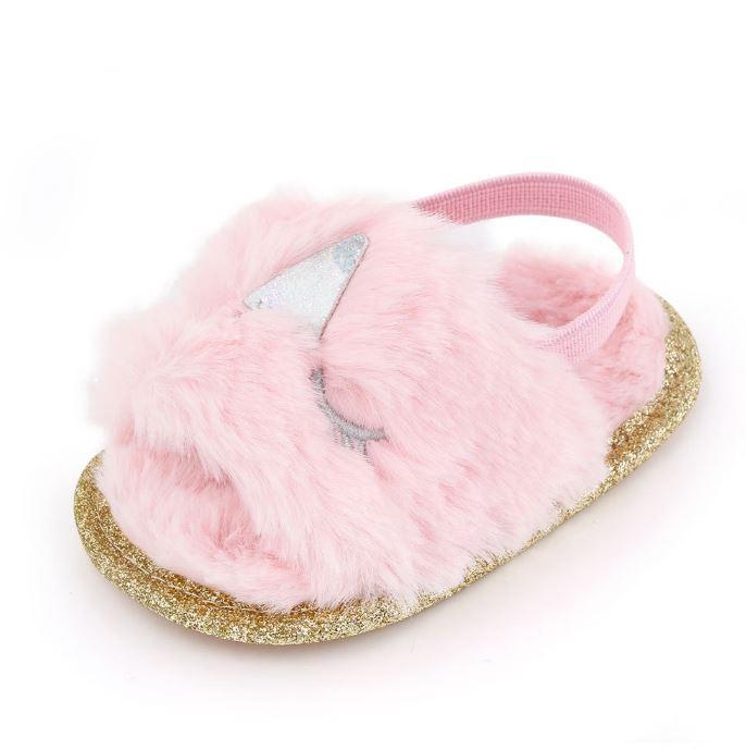 Fuzzy Fur Sandals