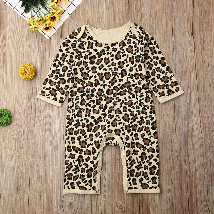 Matching Leopard Print Jogger Set and Rompers