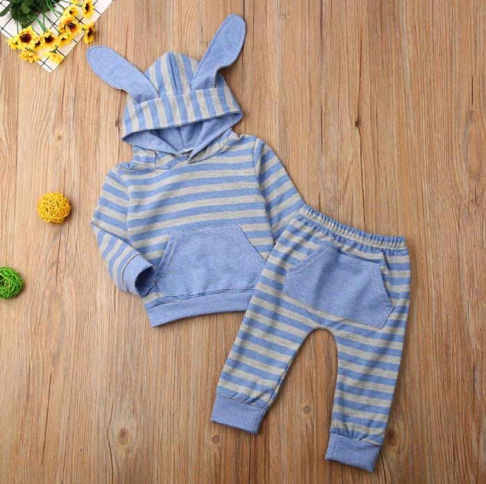 Striped Bunny Rabbit Outfit