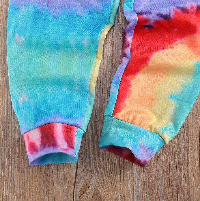 Tie Dye Hoodie and Pants Set