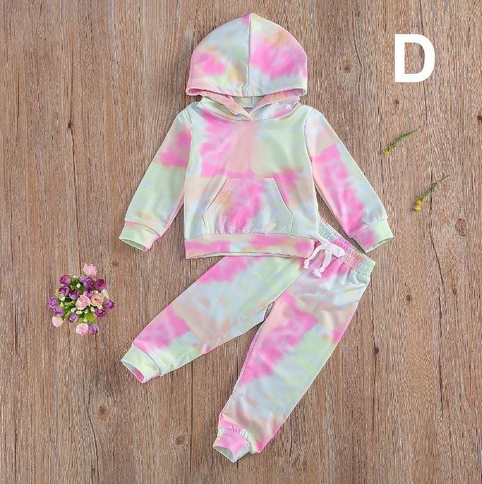 Tie Dye Hoodie and Pants Set