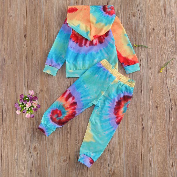 Tie Dye Hoodie and Pants Set