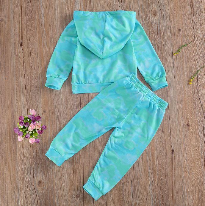 Tie Dye Hoodie and Pants Set