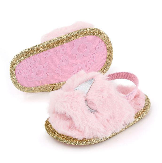 Fuzzy Fur Sandals