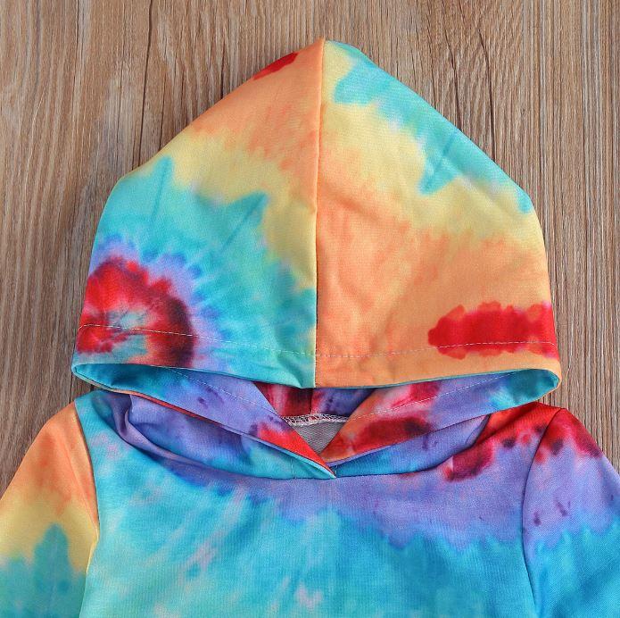 Tie Dye Hoodie and Pants Set