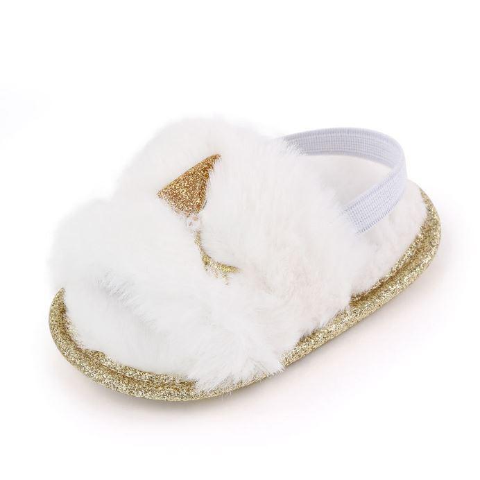 Fuzzy Fur Sandals