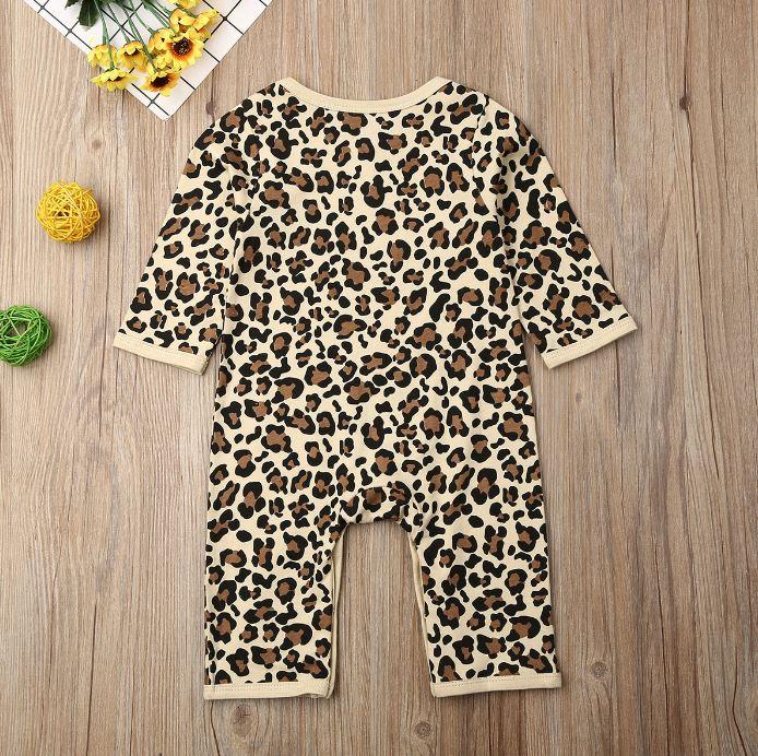 Matching Leopard Print Jogger Set and Rompers