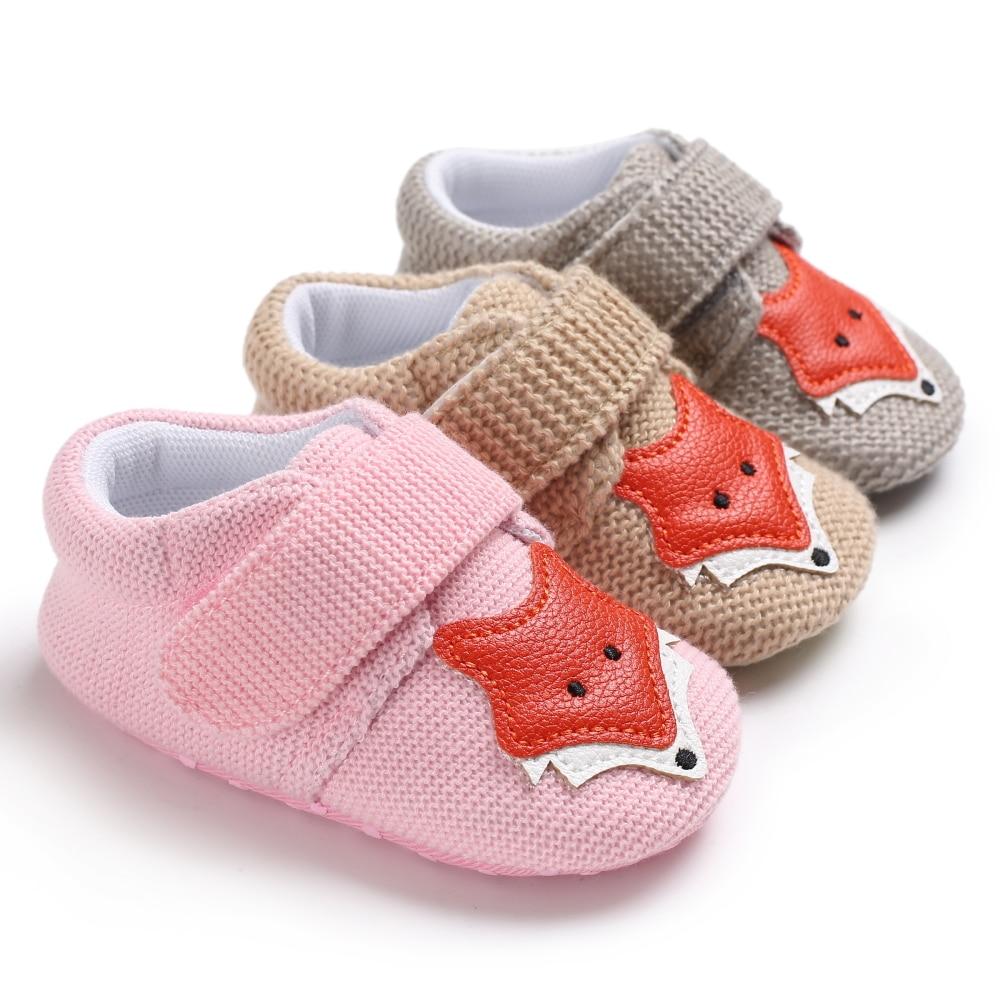Knitted Fox Soft Shoes