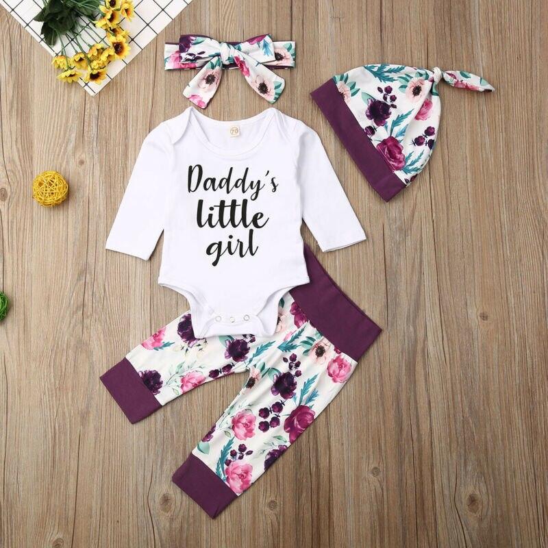 Floral Daddy's Little Girl Outfit