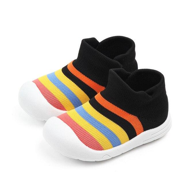 Rainbow Stripe Sneakers