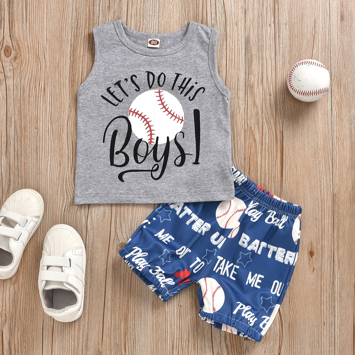 Let's Do This Baseball Tank & Shorts