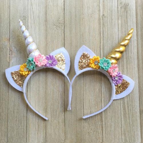 Unicorn Horn Flower Headband