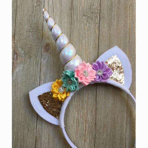 Unicorn Horn Flower Headband