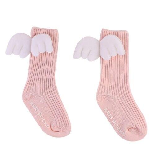 Angel Wing Knee Length Socks