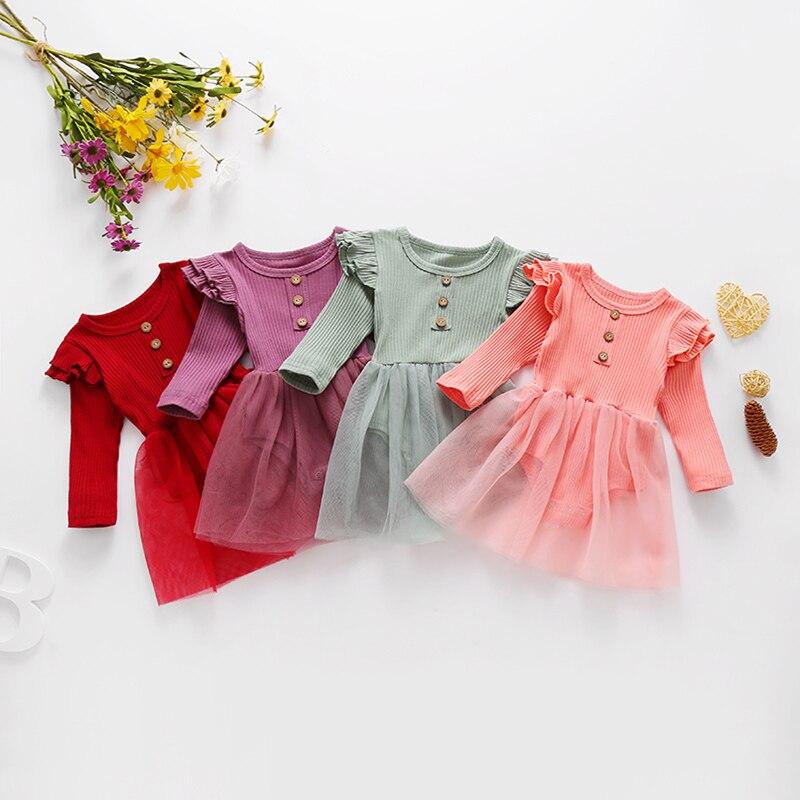 Ruffle Sleeve Tutu Dress