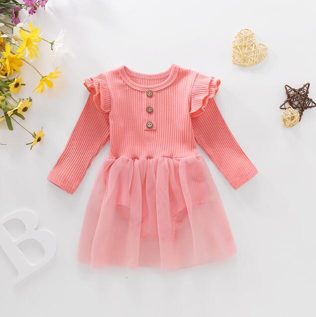 Ruffle Sleeve Tutu Dress