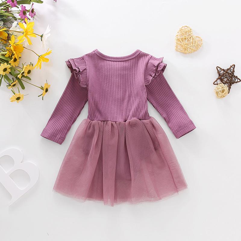 Ruffle Sleeve Tutu Dress