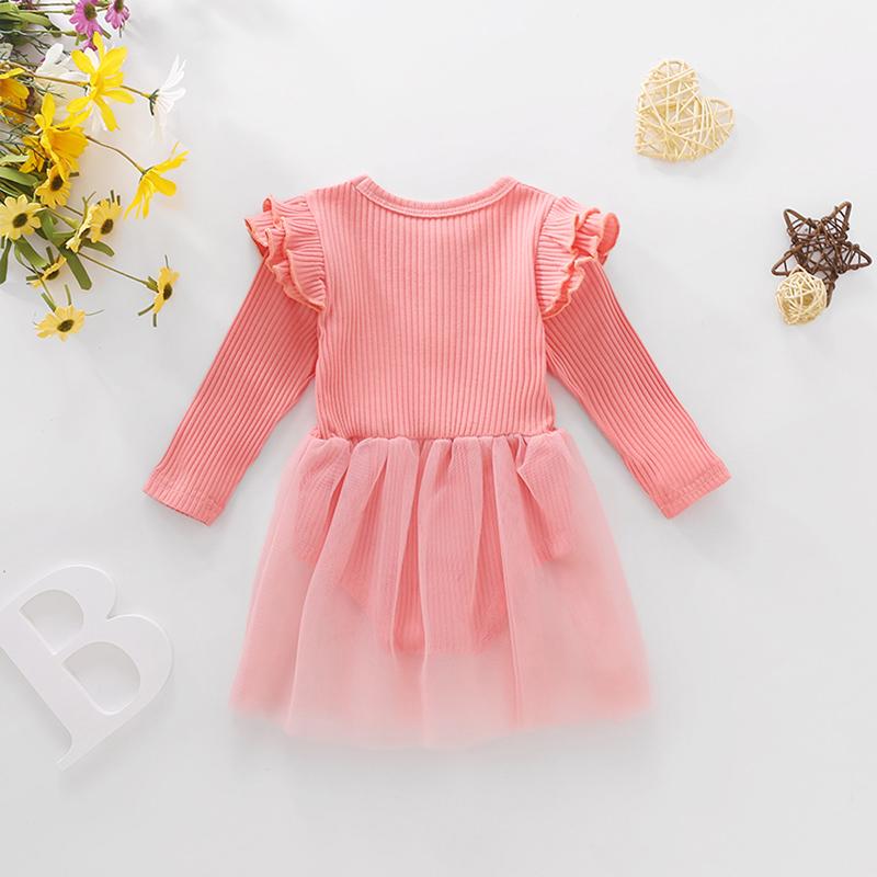 Ruffle Sleeve Tutu Dress